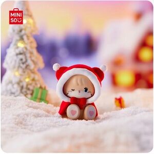 🆕 Mikko Illustrations Crescent Blessing Series Flocked BlindBox Figure by Miniso